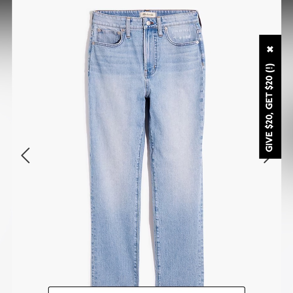 Madewell Curvy Perfect Vintage Jean - Fiore Wash